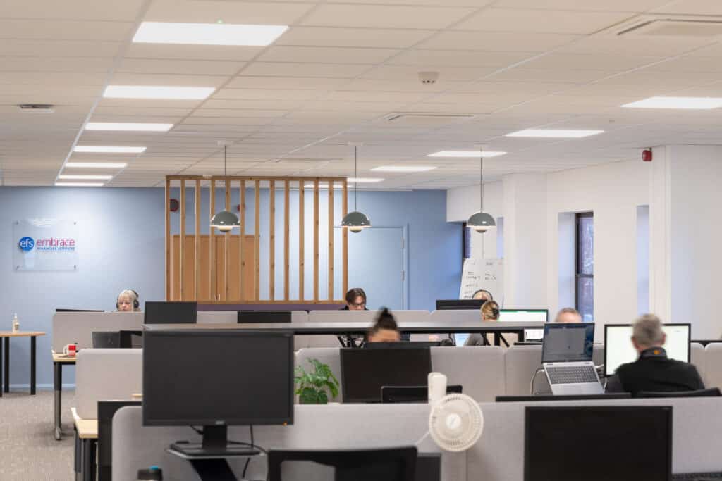 Embrace 1 open plan office interior design
