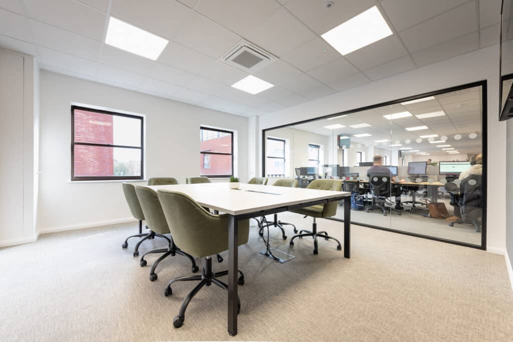 Embrace 6 glazed wall meeting room design