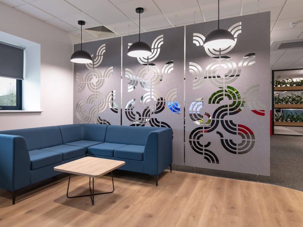 Goonvean 2 office brand identity interior design feature