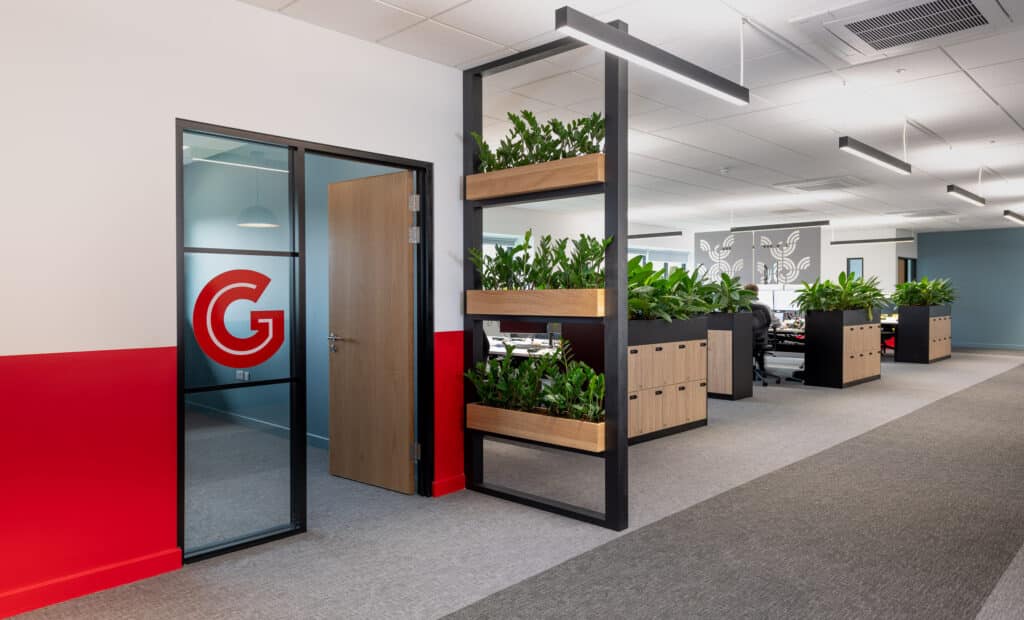 Goonvean 3 sharp office interior planting
