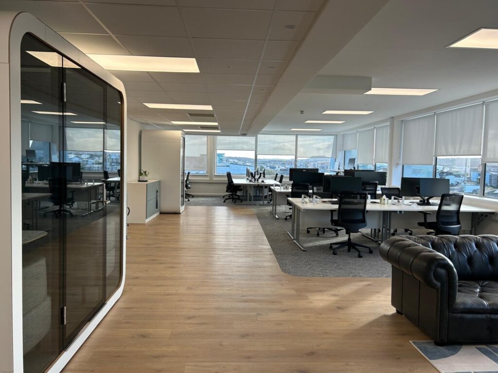 Inizio - modern open plan workspace