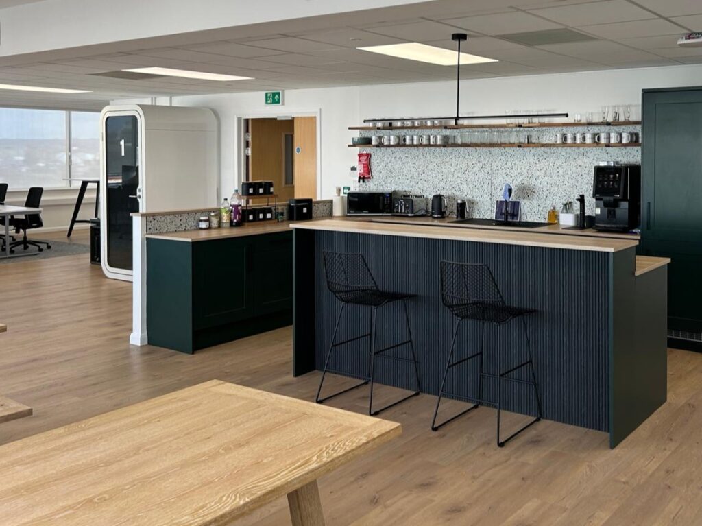 Inizio - office drinks area bar counter