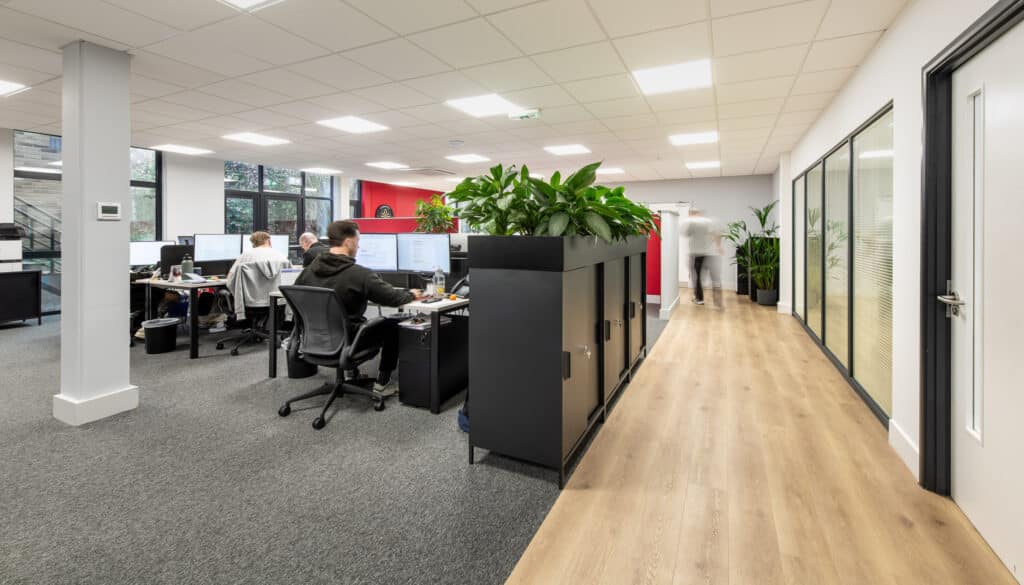 Progressive 5 open plan office workspace interior