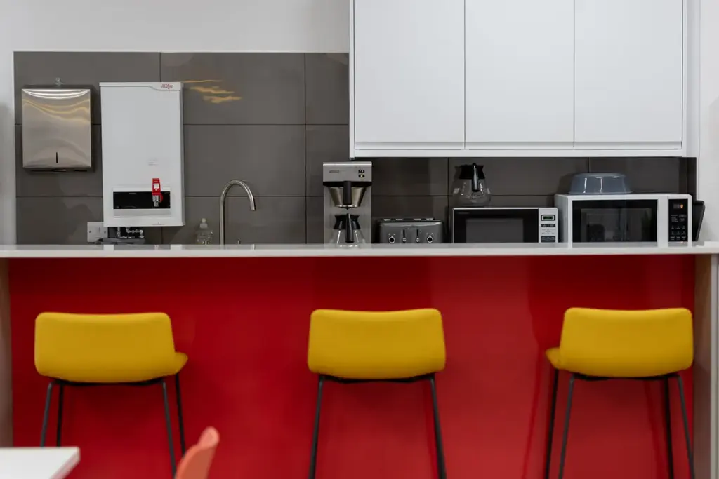 Refurbishment works office kitchen fit out