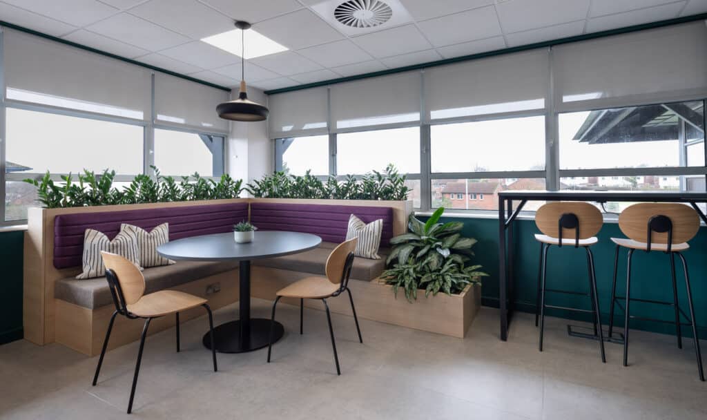 Stephen Scown Taunton Header employee office breakout space